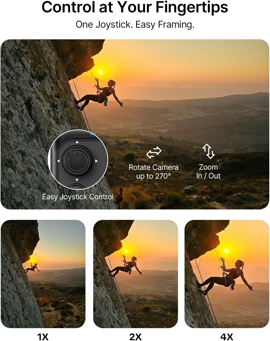 4K Vlogging Camera, Pocket Video Camera with Face Tracking & WiFi - Image 5